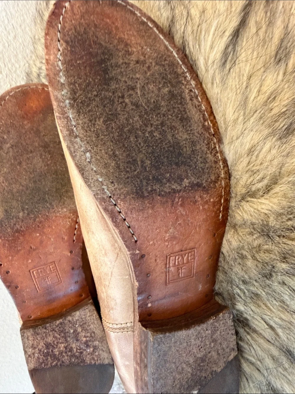 Frye Brown Leather Tall Boots